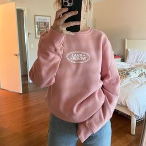 Land Rover Crewneck Pink